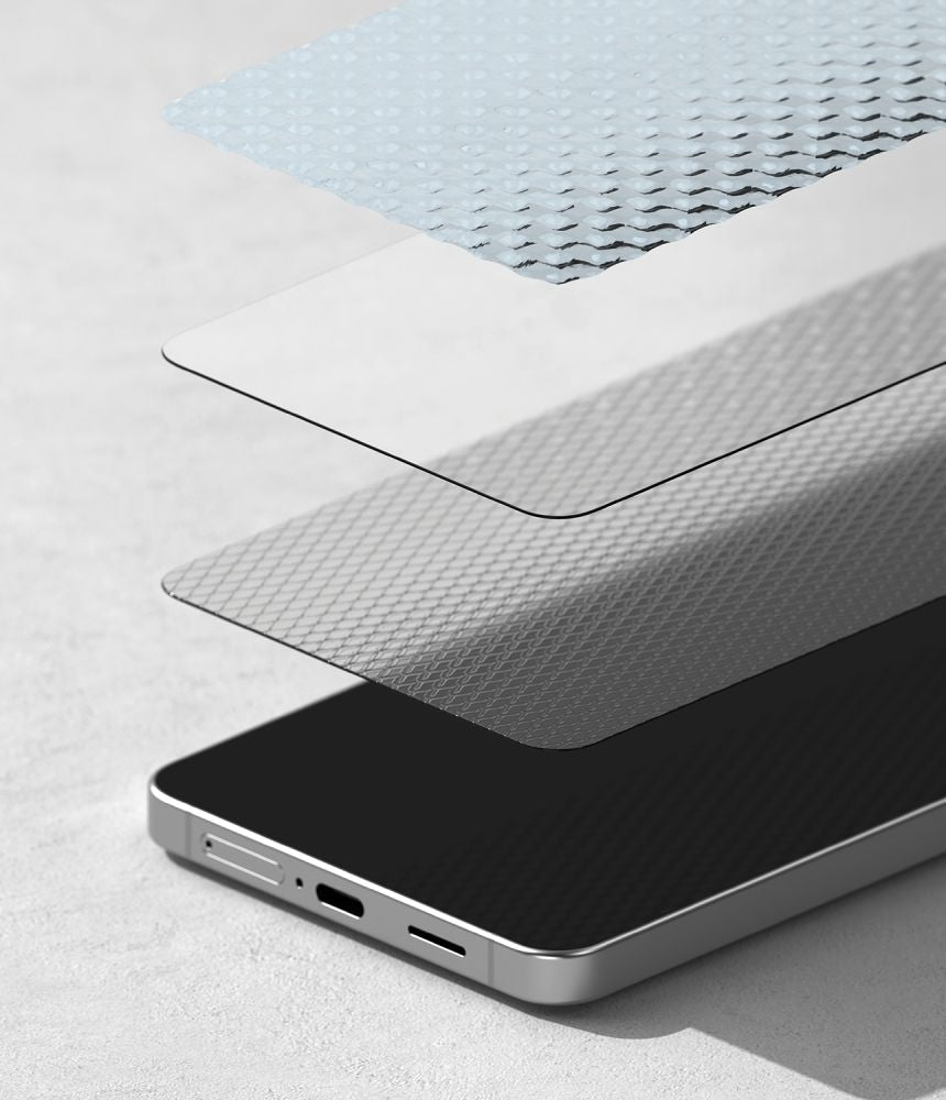 Ringke Easy Slide 2-pakke af hærdet glas til Samsung Galaxy S26