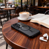 Tech-Protect Magmat MagSafe Case til Samsung Galaxy S26 Ultra - gennemsigtig sort