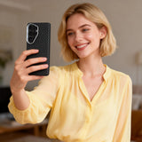 Tech-Protect Ion Carbon MagSafe Case til Samsung Galaxy S26 Ultra - sort og sølv
