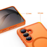 Tech-Protect Magmat MagSafe Case til Samsung Galaxy S26 - Orange Matte