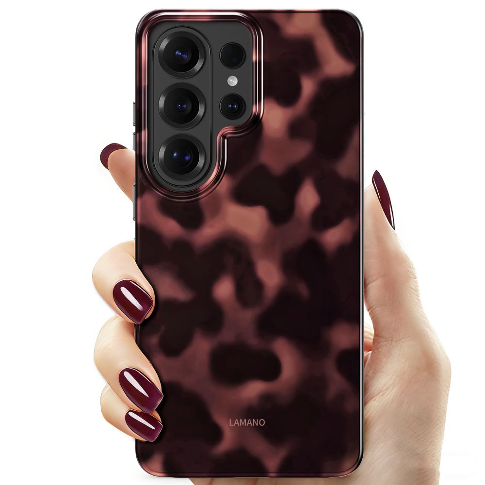 Tech-Protect Lamano MagSafe Case til Samsung Galaxy S26 Ultra - Brunt og sort