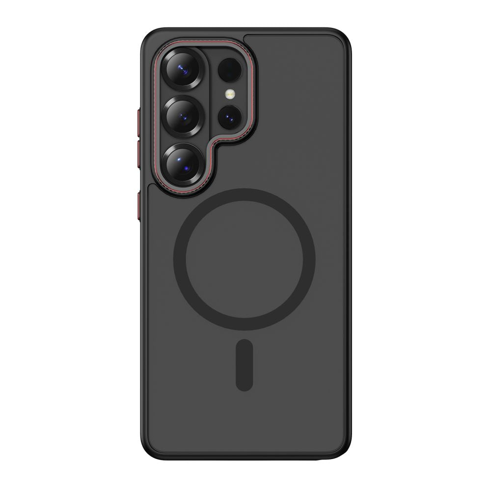Tech-Protect MagCam MagSafe Case til Samsung Galaxy S26 Ultra - sort og rød