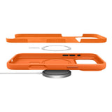 Spigen Silicone Fit Mag MagSafe Case for iPhone 17 Pro Max - Orange