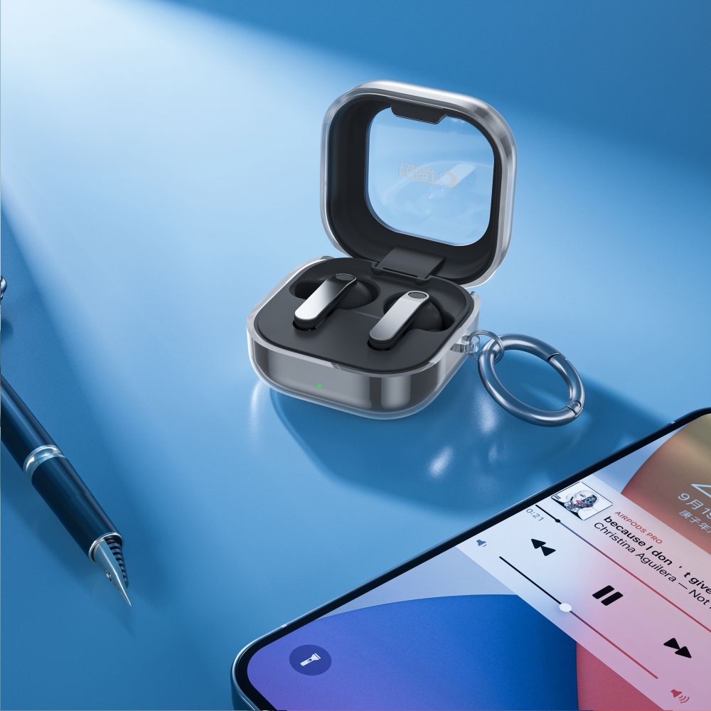 Tech-Protect FlexAir Case til Samsung Galaxy Buds 4 / Buds 4 Pro - gennemsigtigt