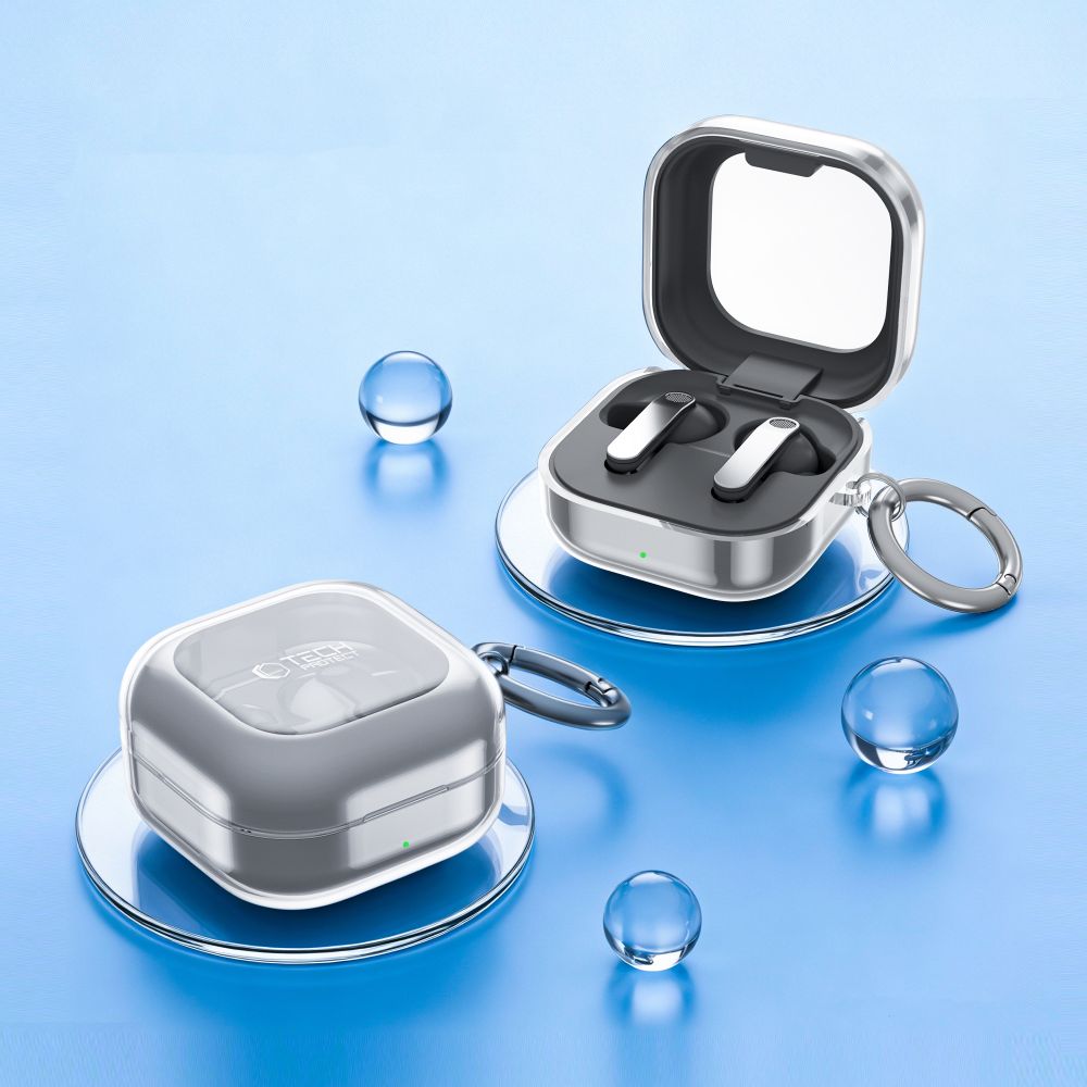 Tech-Protect FlexAir Case til Samsung Galaxy Buds 4 / Buds 4 Pro - gennemsigtigt
