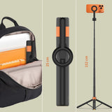 Tech-Protect L10S Bluetooth Selfie Stick Tripod - sort og orange