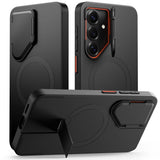 Tech-Protect Kevlar Aura MagSafe Case til Samsung Galaxy S26 - sort og orange