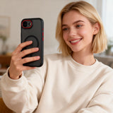 Tech-Protect MagCam Case til iPhone 16E / 17E - Halvt gennemsigtigt