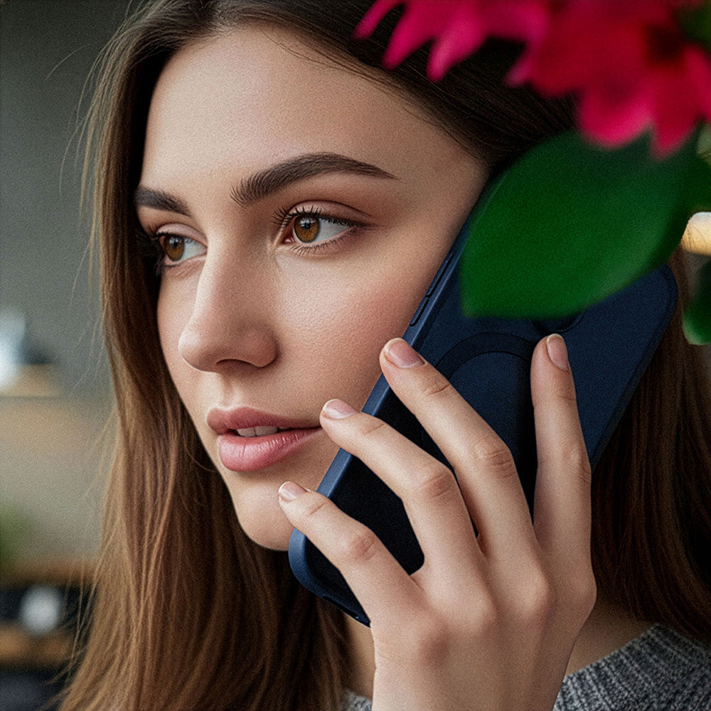 3mk Smoke MagCase til Samsung Galaxy S25 Ultra - Blå-Gennemskinnelig