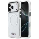 BMW M IML Shockproof Metal Logos MagSafe Case til iPhone 17 Pro Max - Gennemsigtig