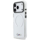 BMW M IML Shockproof Metal Logos MagSafe Case til iPhone 17 Pro Max - Gennemsigtig