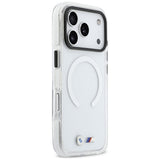BMW M IML Shockproof Metal Logos MagSafe Case til iPhone 17 Pro Max - Gennemsigtig