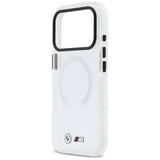BMW M IML Shockproof Metal Logos MagSafe Case til iPhone 17 Pro Max - Gennemsigtig