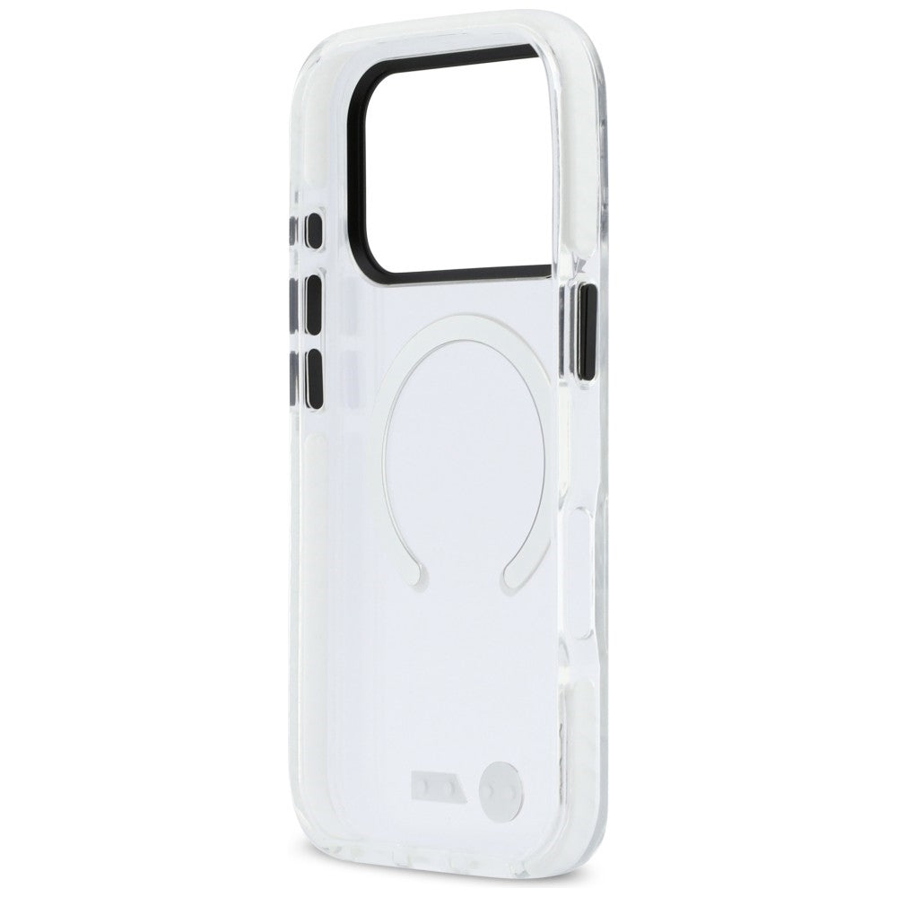 BMW M IML Shockproof Metal Logos MagSafe Case til iPhone 17 Pro Max - Gennemsigtig