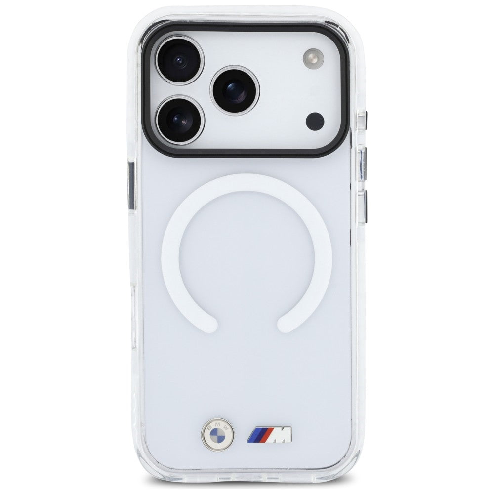 BMW M IML Shockproof Metal Logos MagSafe Case til iPhone 17 Pro - Klar