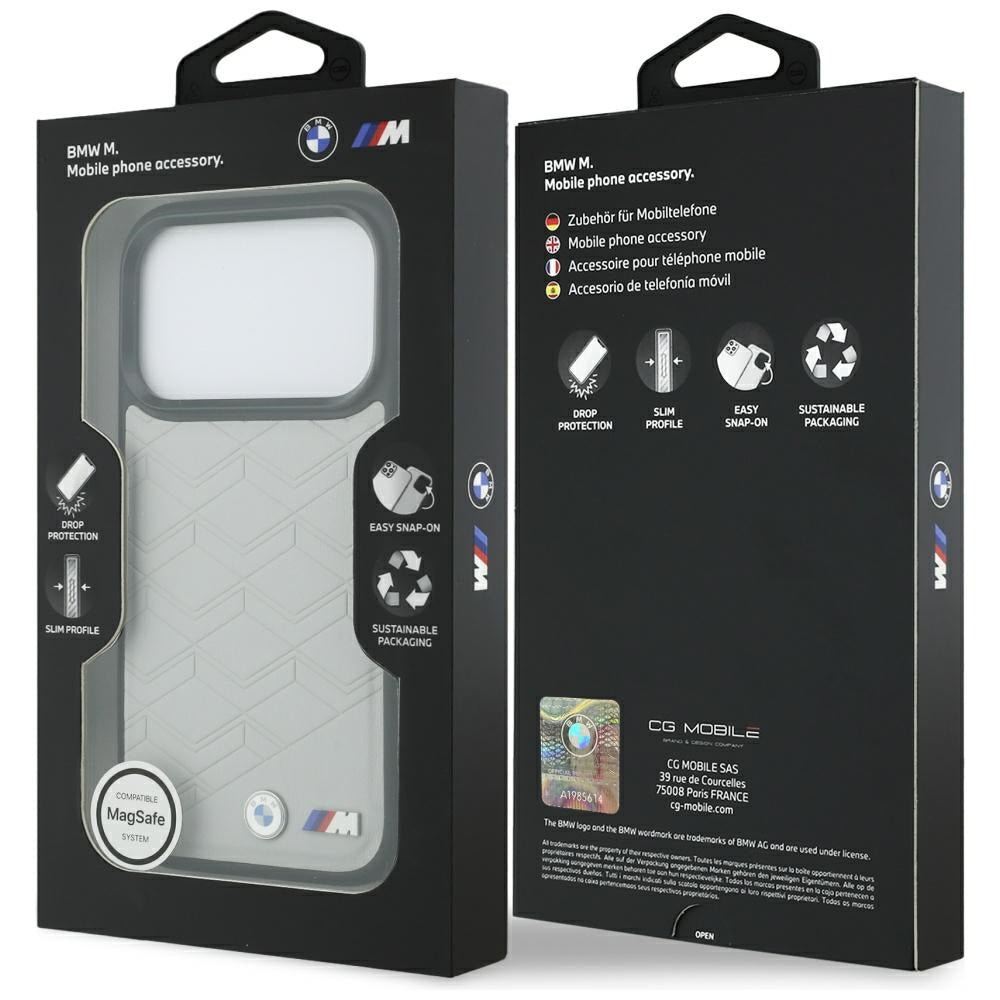 BMW M Shape Logo MagSafe Case til iPhone 17 Pro Grå