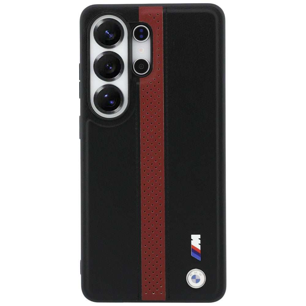 BMW Perforeret Stripe Logo MagSafe Case til Samsung Galaxy S26 Ultra - Red