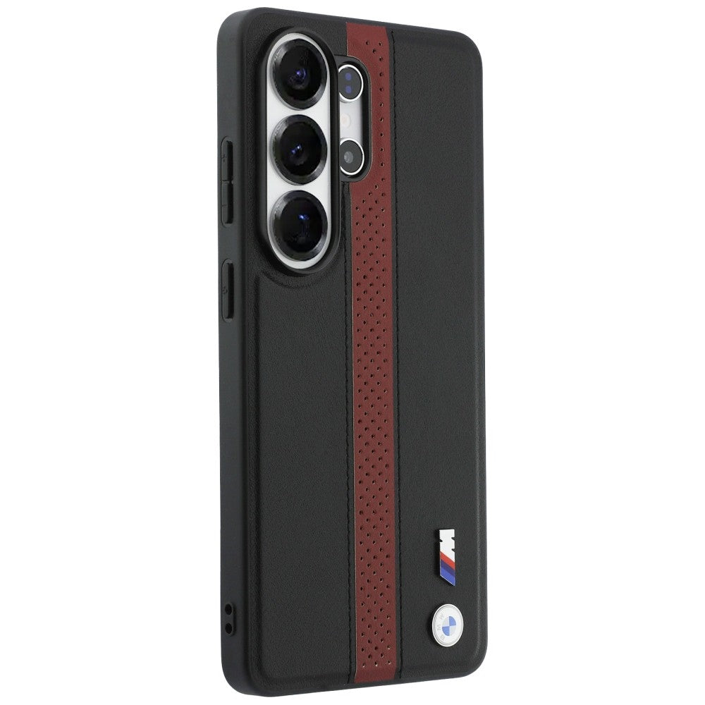 BMW Perforeret Stripe Logo MagSafe Case til Samsung Galaxy S26 Ultra - Red