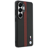 BMW Perforeret Stripe Logo MagSafe Case til Samsung Galaxy S26 Ultra - Red