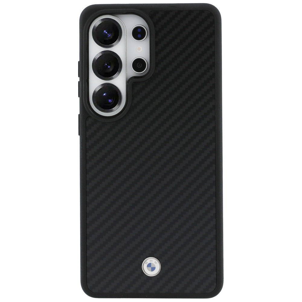 BMW Sign Magnetisk Carbon Fiber MagSafe Case til Samsung Galaxy S26 Ultra - sort