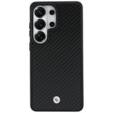 BMW Sign Magnetisk Carbon Fiber MagSafe Case til Samsung Galaxy S26 Ultra - sort