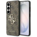 Guess 4G Big Metal Logo Case til Samsung Galaxy S26 - Brunt