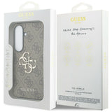 Guess 4G Big Metal Logo Case til Samsung Galaxy S26 - Brunt