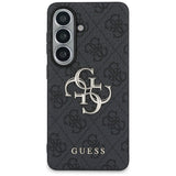 Guess 4G Big Metal Logo Case for Samsung Galaxy S26 - Black