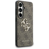 Guess 4G Big Metal Logo Case til Samsung Galaxy S26 Plus - Brunt