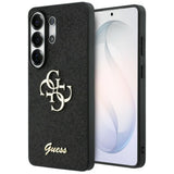 Guess Fixed Glitter Big 4G Metal Logo case til Samsung Galaxy S26 Ultra - sort