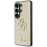 Guess Fixed Glitter Big 4G Metal Logo case til Samsung Galaxy S26 Ultra - guld
