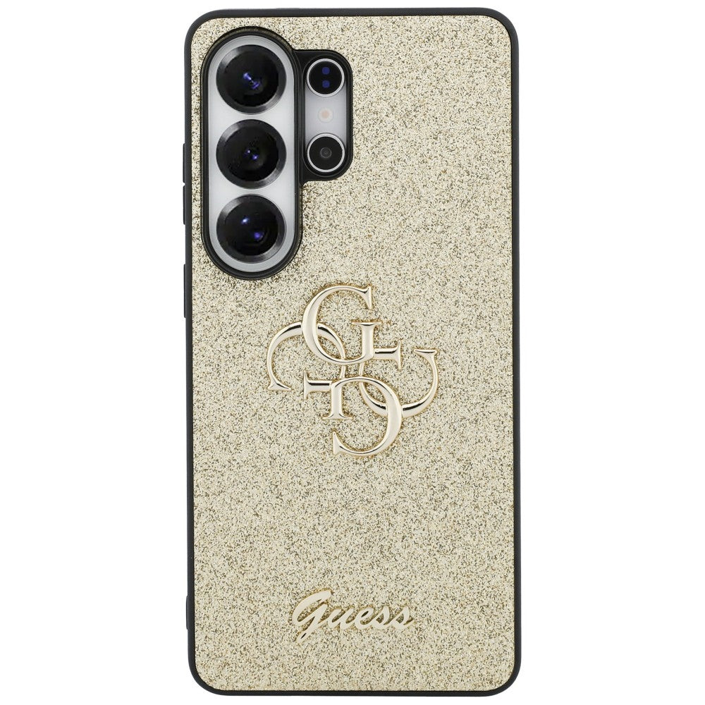 Guess Fixed Glitter Big 4G Metal Logo case til Samsung Galaxy S26 Ultra - guld
