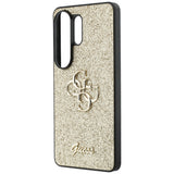Guess Fixed Glitter Big 4G Metal Logo case til Samsung Galaxy S26 Ultra - guld
