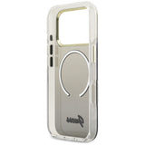 Guess IML Gradient Script Metal MagSafe Case til iPhone 17 Pro - sort