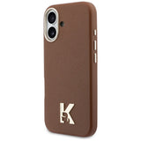 Karl Lagerfeld Karl Head Logo MagSafe Case til iPhone 17 - Brunt