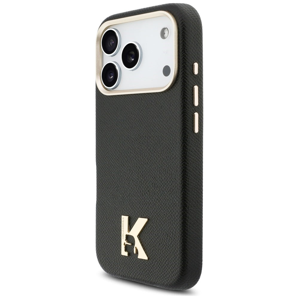 Karl Lagerfeld Karl Head Logo MagSafe Case til iPhone 17 Pro - sort