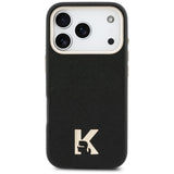 Karl Lagerfeld Karl Head Logo MagSafe Case til iPhone 17 Pro - sort