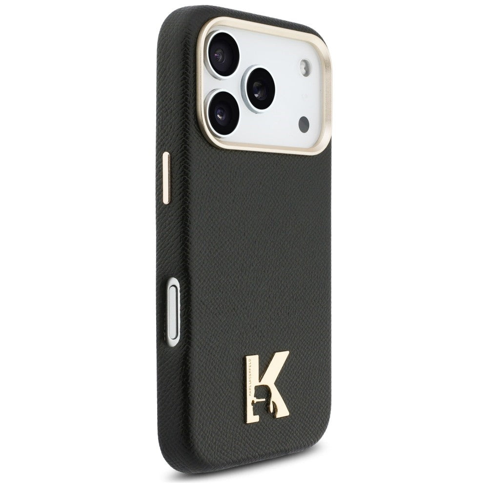 Karl Lagerfeld Karl Head Logo MagSafe Case til iPhone 17 Pro - sort