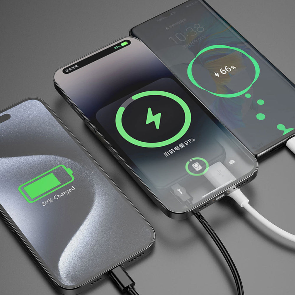 Dudao K14S Magnetisk Power Bank 20W 5000mAh 1x USB-A 1x USB-C - sort