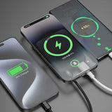 Dudao K14S Magnetisk Power Bank 20W 5000mAh 1x USB-A 1x USB-C - sort