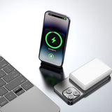 Dudao K14S Magnetisk Power Bank 20W 5000mAh 1x USB-A 1x USB-C - Hvid