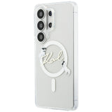 Karl Lagerfeld IML KC Script MagSafe Case for Samsung Galaxy S26 Ultra - Transparent