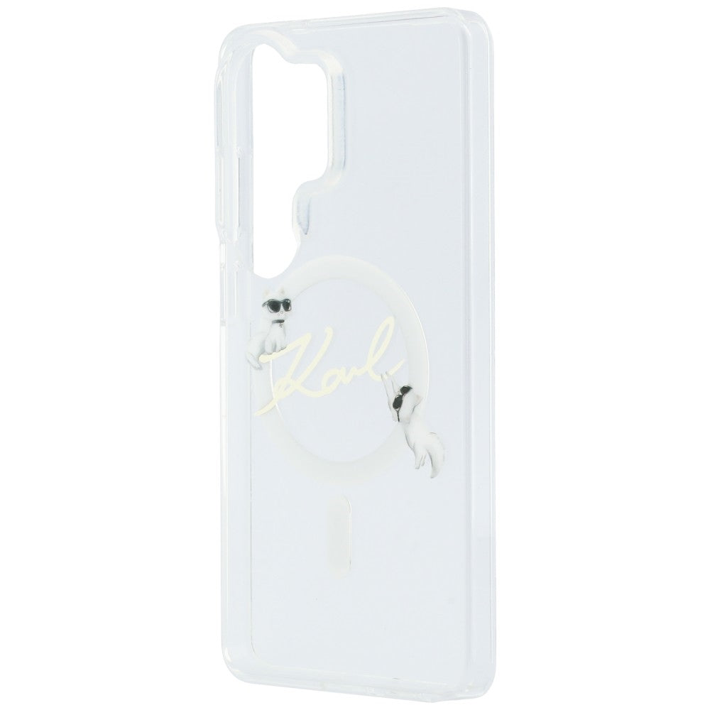 Karl Lagerfeld IML KC Script MagSafe Case for Samsung Galaxy S26 Ultra - Transparent