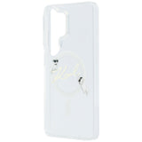 Karl Lagerfeld IML KC Script MagSafe Case for Samsung Galaxy S26 Ultra - Transparent