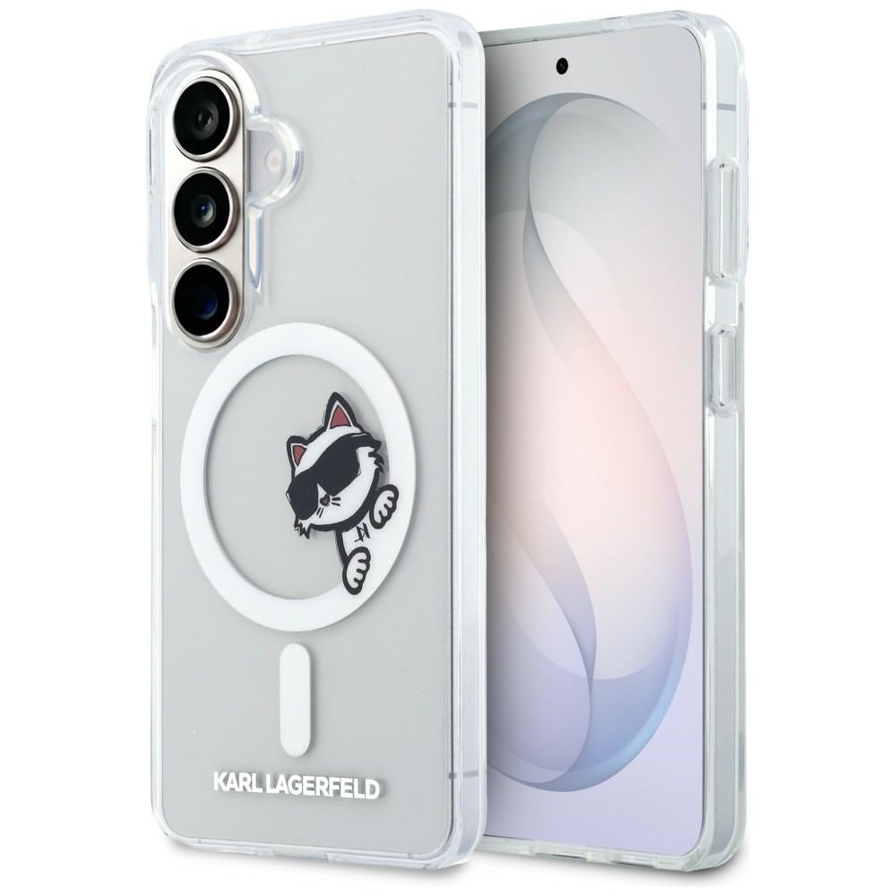 Karl Lagerfeld IML Peekaboo Choupette MagSafe Case for Samsung Galaxy S26 - Transparent