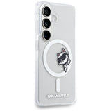 Karl Lagerfeld IML Peekaboo Choupette MagSafe Case for Samsung Galaxy S26 - Transparent