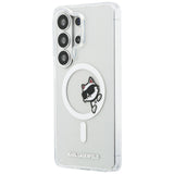 Karl Lagerfeld IML Peekaboo Choupette MagSafe case for Samsung Galaxy S26 Ultra - transparent