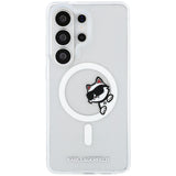 Karl Lagerfeld IML Peekaboo Choupette MagSafe case for Samsung Galaxy S26 Ultra - transparent
