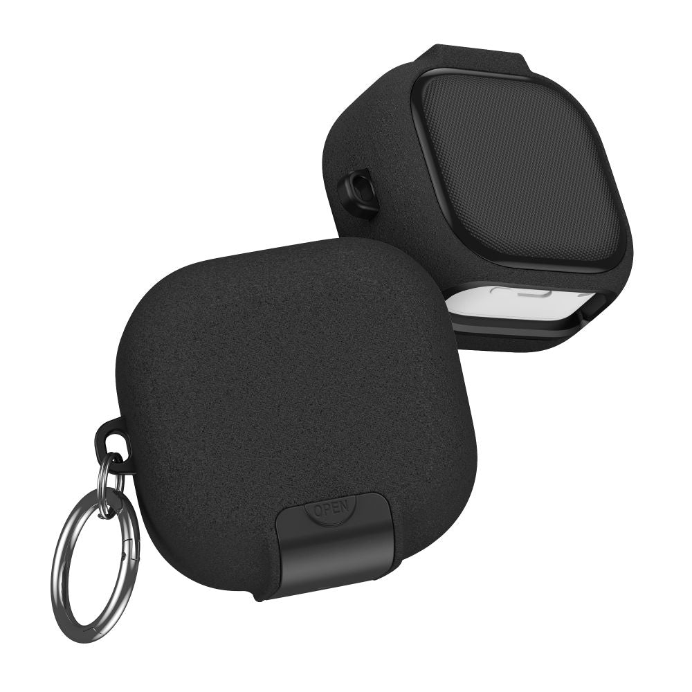 Tech-Protect Slim Hook Case til Samsung Galaxy Buds 4 / 4 Pro - sort
