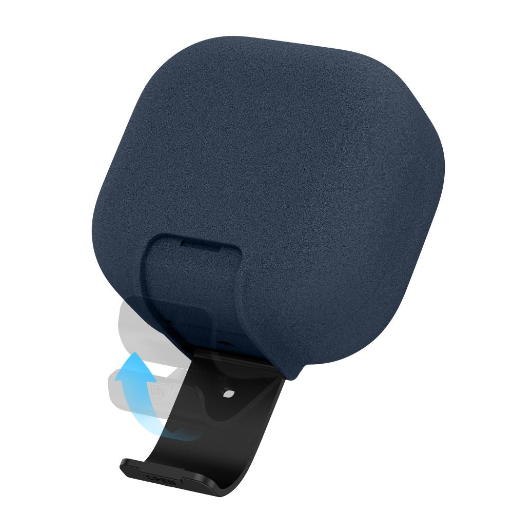 Tech-Protect Slim Hook Case til Samsung Galaxy Buds 4 / 4 Pro - Navy Blue